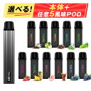 電子タバコ VAPE スターターキット 本体 25000回吸引 カートリッジ POD 5風味 使い捨て 使用簡単 メンソール入り 爆煙 禁煙 ベイプ コスパ ニコチン0 タール0 IM4型 TORIDO【本体灰+任意5風味POD】