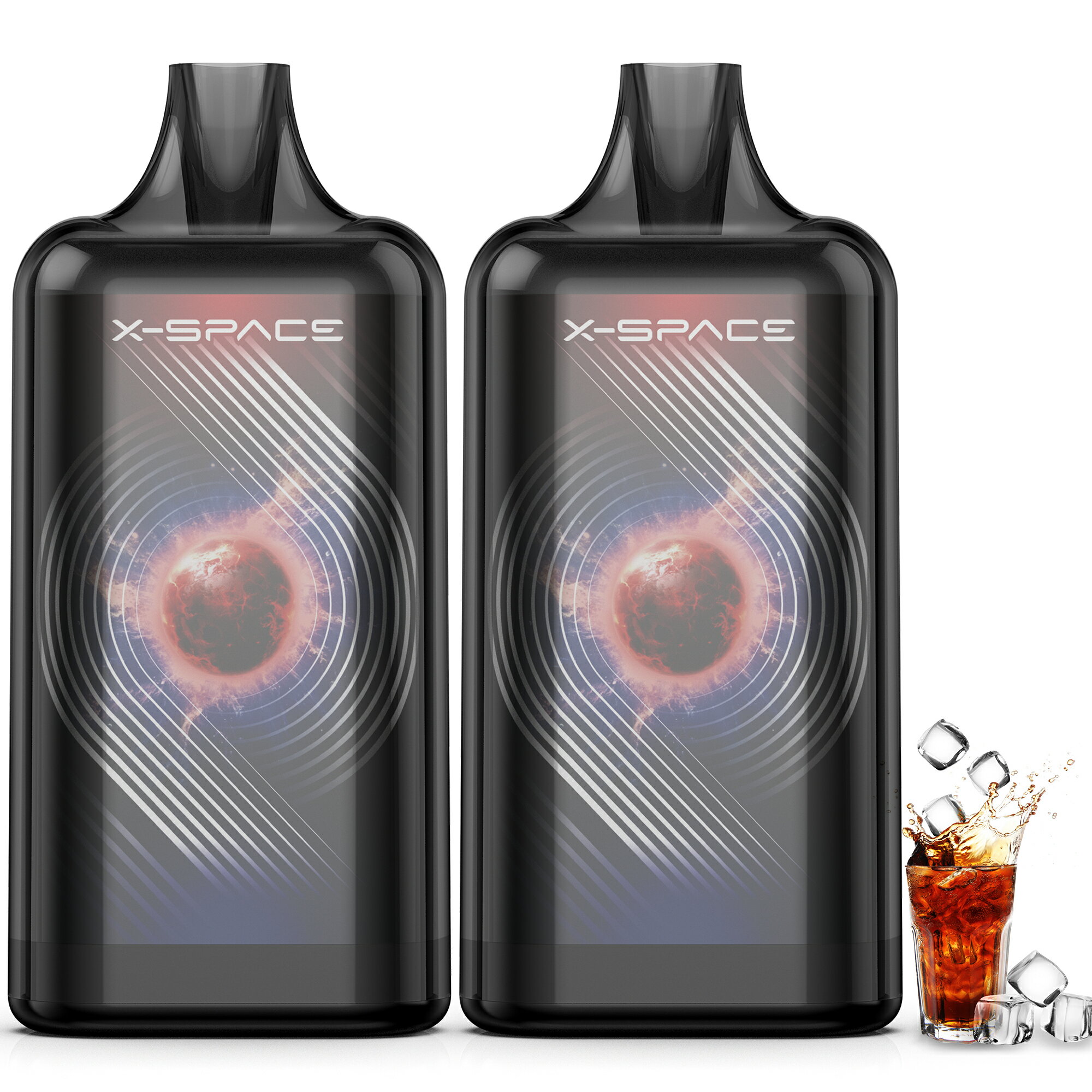 電子タバコ 使い捨て VAPE シーシャ 大容量 60000回吸引 爆煙 Type-C充電式 ベイプ 水蒸気タバコ 持ち運び便利 タバコ 本体 ニコチン0 ター...