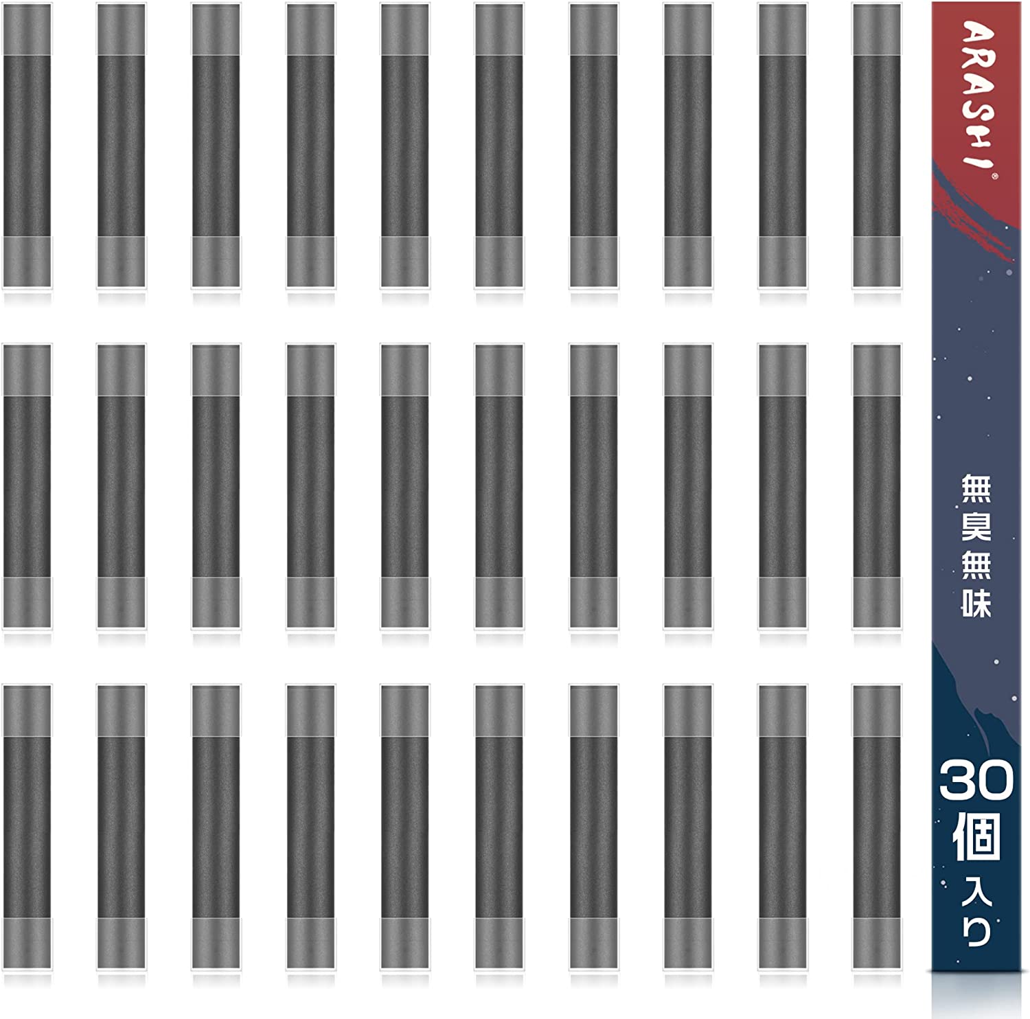 プルームテック互換 カートリッジ 無臭 無味 30本 Ploomtech互換カートリッジ 純正タバコ カプセル対応 爆煙 ニコチン・タールなし よい吸い心地 [M1型]