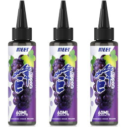 電子タバコ リキッド 巨峰メンソール 180ml 大容量 vapeリキッド ニードルボルト付き ニコチンなし タールなし ベイプ 爆煙 E-Liquid MEET