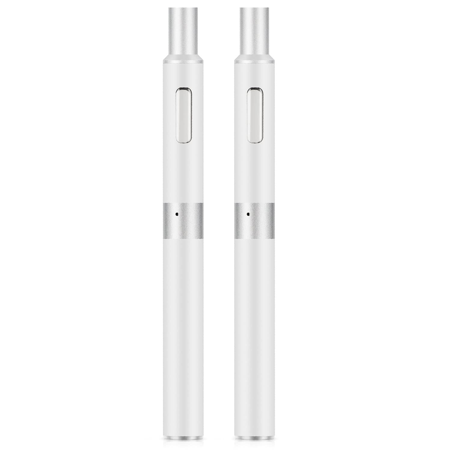 プルームテックプラス互換 バッテリー 大容量1000mAh ボダン操作不要 カプセル装着可 2本入 ホワイト/白 M4型 DBL