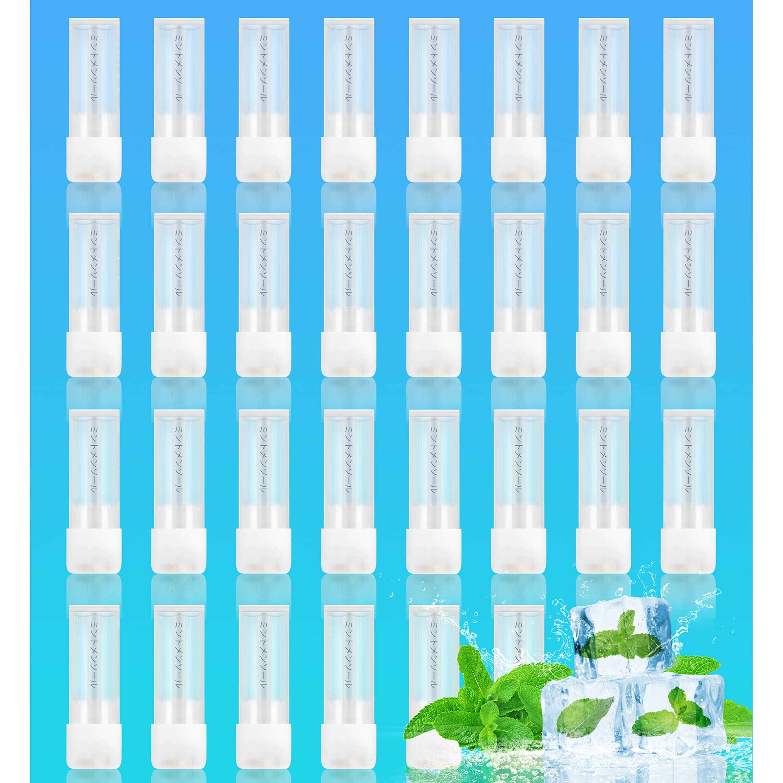 プルームテックプラス互換 ミントメンソール 30本入り フレーバーカートリッジ TECH+ウィズ対応 リアルフレーバー ニコチン・タールなし 液漏れ防止 M4型 DBL