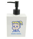 オサムグッズ ディスペンサー 液体用 OSAMU GOODS 400ml ヤクセル 原田治 ジル キャラクター ソープボトル 日本製 ボトル 容器 詰め替え 洗面所 ハンドソープ 大人 かわいい シンプル