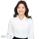 nuovo FB75531-1 ブラウス ポーチ付 長袖 ホワイト【お取り寄せ製品】【FOLK フォーク 事務服 ブラウス ビジネス シャツ】