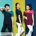 FOLK フォーク ZIP(ジップ) 7048SC レディスジップスクラブ 全3色【お取り寄せ製品】【スクラブ 医療ユニフォーム 白衣 メディカルウェア スクラ...