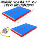中旺ヘルス CH20302 フィットネスエアーマット 幅200×長300×高20cm 区分E【メーカー直送】【代引き/同梱不可】【トレーニングマット フィットネスマット】(4)