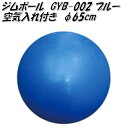 【別途送料が掛かります(S)】中旺ヘルス ジムボール GYB002 φ65cm ブルー【メーカー直送】【代引き/同梱不可】【バランスボール ヨガボール ダイエッ...