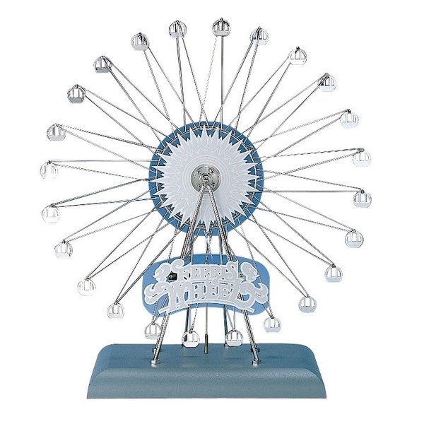 イシグロ　21080　大観覧車　シルバー　電動オルゴール付【メーカー直送品】【インテリア置物】