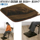 広電 KODEN VWT441HS-B 電気足温器 消臭 洗えるカバー 省エネタイプ 約40×40cm ブラウン【お取り寄せ商品】電気 ソファ あたたか マット 電気マット 足温器