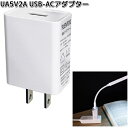 UA5V2A USB-ACアダプター ホワイト リーベックス【お取り寄せ商品】REVEX アダプター 電源 インターホン 防犯 見守り
