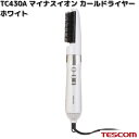 TESCOM TC430A-W マイナスイオン カールドライヤー ホワイト 300W/700W TC430A【お取り寄せ】【代引不可】テスコム ヘアー ドライヤー イオン ヘアケア ブラシ 美容 理美容 家電