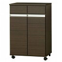 【送料無料(北海道・沖縄・離島を除く)】クロシオ 23705 ダイニングダストボックス2D ブラウン【完成品】【メーカー直送】【同梱/代引不可】【ダストボックス ゴミ箱 ゴミ入れ】