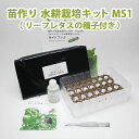 LFS-084 苗作り 水耕栽培キット MS1 リーフレタス 種子付き リビングファーム LFS084【メーカー直送】【代引き/同梱包不可】無農薬野菜 栽培キッ...