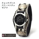 【送料無料(沖縄・離島を除く)】KC s ケーシーズ KIR520 スリー コンチョ ゼブラ KIR-520【お取り寄せ商品】【ケイシイズ/LEATHER CR...