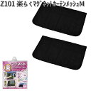 Z101 楽らく マグネット カーテン メッシュ M 2枚入り セイワ SEIWA Z-101【お取り寄せ商品】【カー用品 簡易カーテン】