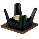 砺波商店 73-10-13250 角型コンロセット 黒 10cm アルミ製 2セット【メーカー直送品】【代引き/同梱不可】【卓上コンロ/焼き鍋/鍋】