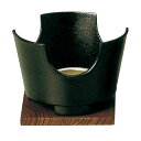 砺波商店 73-1-13070 丸コンロ コンロセット 黒 中 φ14.5cm アルミ製 【メーカー直送品】【代引き/同梱不可】【卓上コンロ/焼き鍋/鍋】