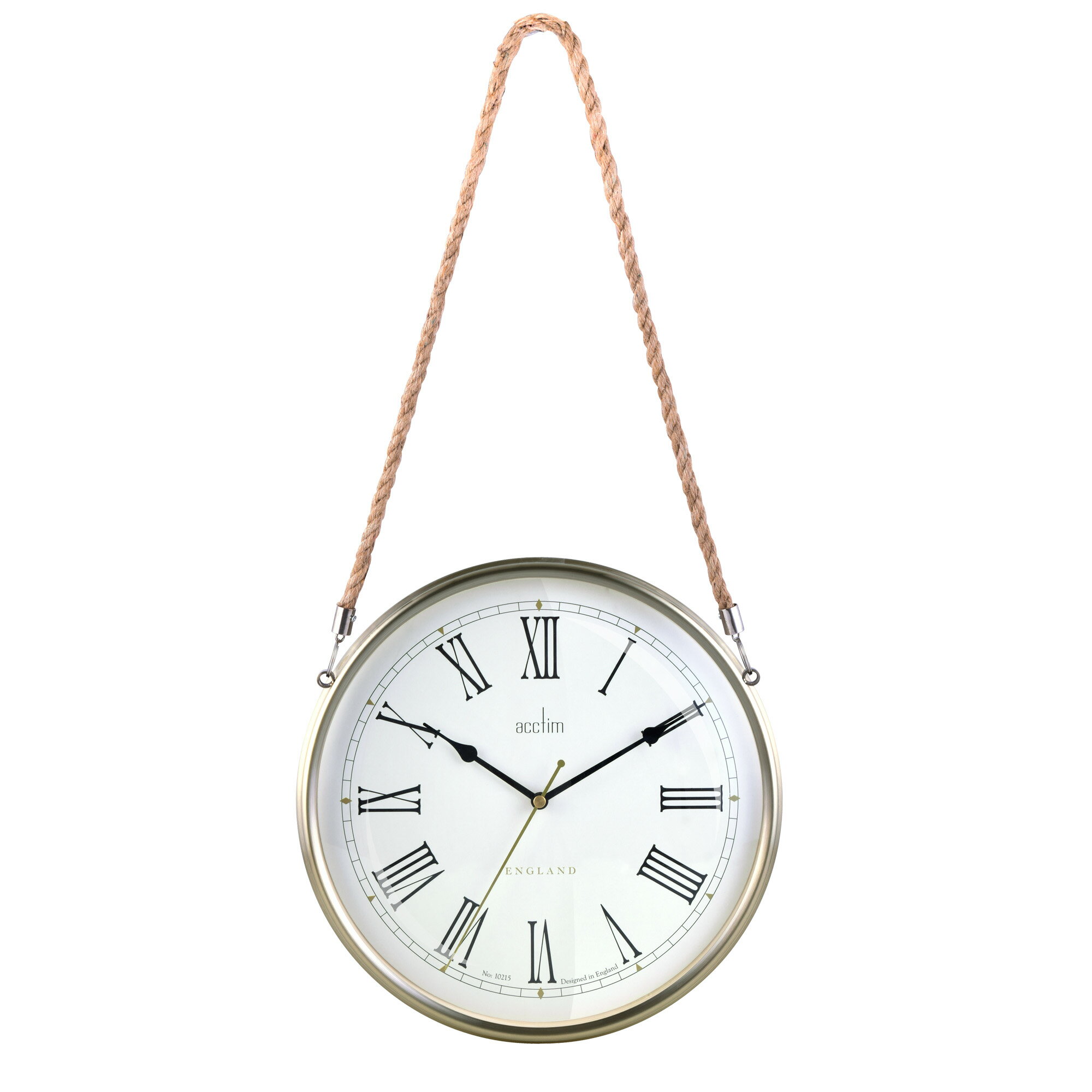 時計 壁掛け時計 おしゃれ デザイン インテリア イギリス企画 真鍮製フレーム acctim アクティム Geddington ウォールクロック Antique...