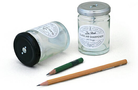 鉛筆削り ミニ 手動 小型 軽量 子供 2枚刃削り グラスジャー シャープナー かわいい オシャレ インテリア 学校 学習 勉強 安心 安全 えんぴつ削り 鉛筆...