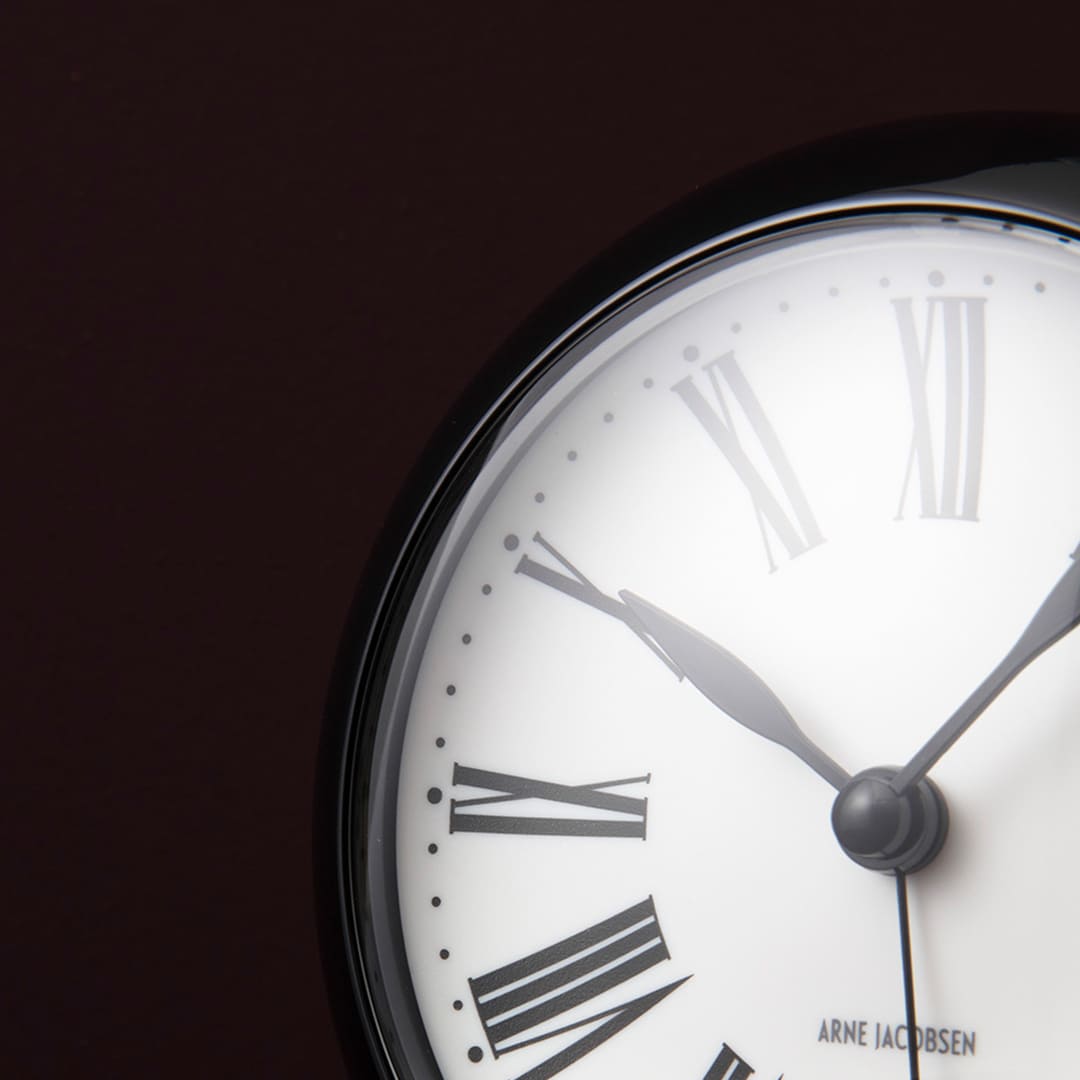 日本正規輸入元 アルネ ヤコブセン Arne Jacobsen 置き時計 テーブルクロック デンマーク ローゼンダール社直輸入 ローマン ROMAN デンマーク コペルハーゲン 建築家 ギフト デザイン モダン 北欧 [2]