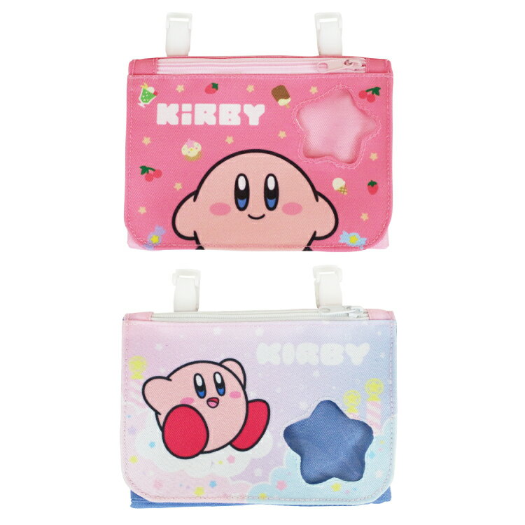 再入荷【メール便商品2個以上で送料無料】 星のカービィ 窓付きフラップポーチ移動ポケット キッズ ポケット 子供 グッズ 小学生 ポーチ 小物入れ ティッシュケース 子供用 サイズ マルチポーチ カービィ カービィグッズ カービーグッズ