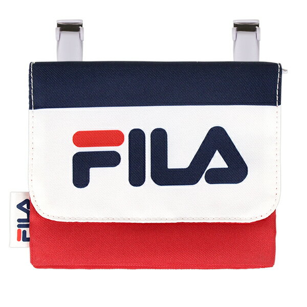 SALE【メール便商品2個以上で送料無料！】FILA ポケットポーチ トリコロール便利グッズ 移動ポケット ポッケポーチ 小物入れ ティッシュケース 入園入学 学童用品 キッズ 男の子 女の子 ユニセックス フィラ 1