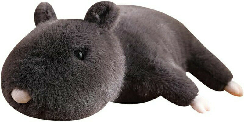 ネズミ ぬいぐるみ 抱き枕 鼠 動物 肌触り良い ねむねむ 可愛い 大きい 写真小道具 癒し系 もちもち 置物 雑物 縫い包み ふわふわ お祝い 誕生日 プレゼント 子供 70cm 彼女 ブラック お