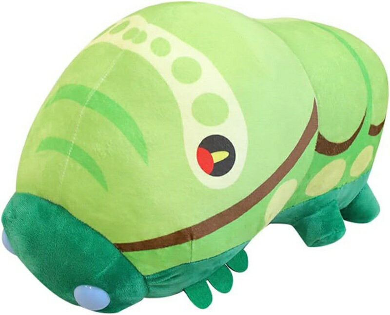 イモムシ ぬいぐるみ かわいい アゲハの幼虫 癒される抱き枕 大きい クッション 肌触り良い ベッドサイド 背あて 抱きまくら 添い寝 贈り物 おもちゃ お祝い 子供の日 クリスマスプレゼント グリーのサムネイル