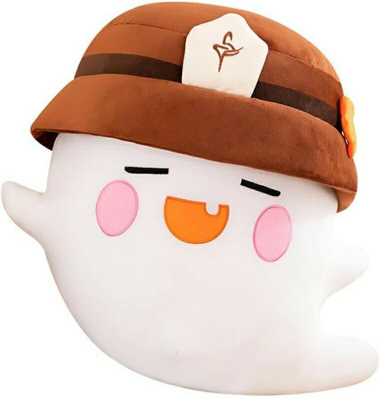 ぬいぐるみ 幽霊 抱き枕 原神 胡桃 かわいい 大きい やさしい手触り クッション 可愛い 添い寝 寝かしつけ ねむねむ やわらか 昼寝枕 グッズ ホワイト ソフト だきまくら 背あて クリスマス 誕
