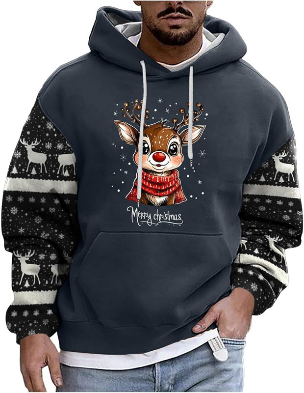 スティッチ プリント グレー パーカー XL CORNER PRINTING | CROSS & STITCH クロスアンドスティッチ 10.0