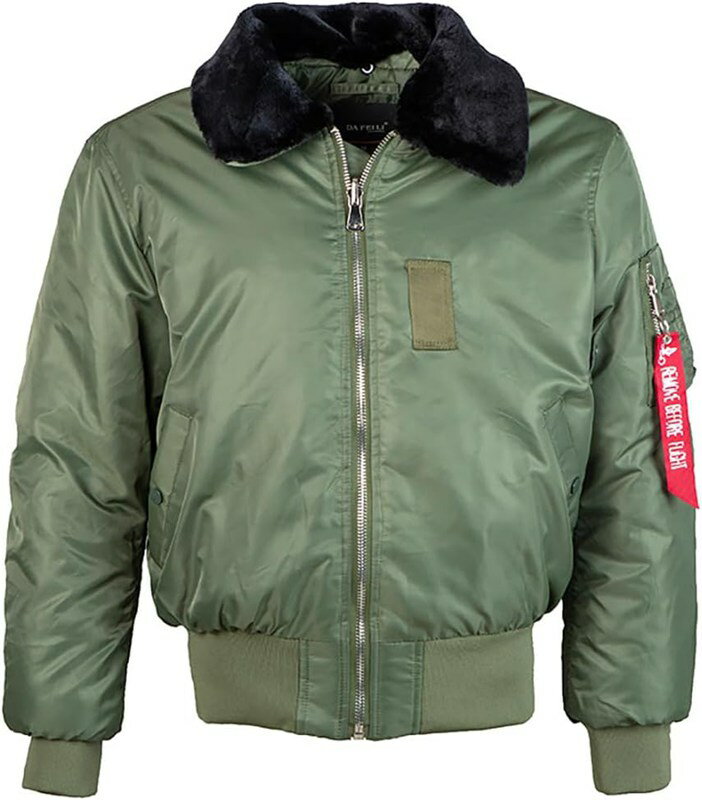 秋冬 ミリタリーアウター メンズ ナイロン ジャンパー 米軍 U.S.AIR FORCE B-15 フライトジャケット 中綿入り 防寒 エムエーワン ブルゾン カジュアル かっこいい おしゃれ 大き