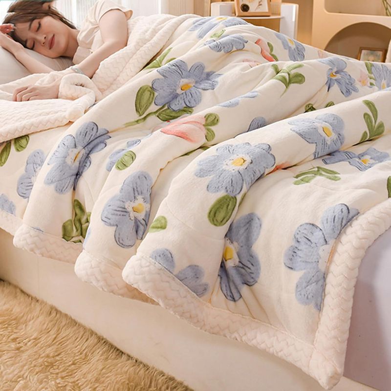 毛布 シングル 5 フランネル ブランケット エアコン対策 やわらかい マイクロファイバー 冬用毛布 可愛..