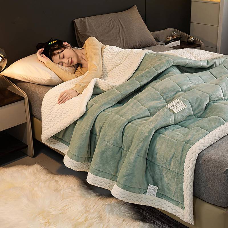 毛布 ダブル シングル冬用ひざ掛け ボア シープ調ボア ふわふわ 軽い 暖かい柔らかい 洗える毛布 ふんわり 発熱 丸洗いok 防臭 防ダニ加工 あったか ブランケット 大判 120*200cm 2枚