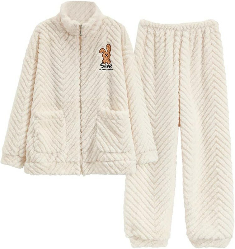 冬 ジップアップ パジャマ 冬...