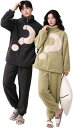 ペアパジャマ 結婚祝い もこもこ 冬 カップル 長袖 ファスナー ペアルック 男女セット 厚手 フランネル 暖かい ルームウェア 部屋着 夫婦 恋人 保温 防寒...
