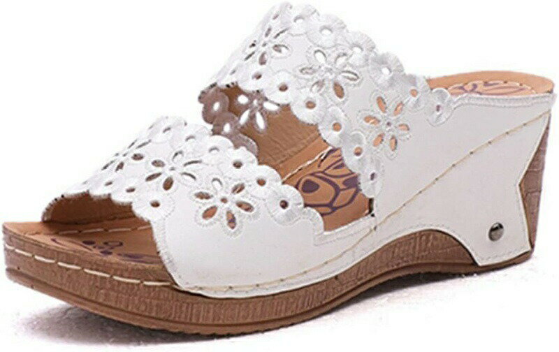 厚底 サンダル レディース ウェッジソール ダブルベルト 歩きやすい 大きいサイズ ヒール6.5cm コンフォート かわいい 春夏 ミュール つっかけ 幅広 おしゃれ 痛くない 疲れない サボサンダル