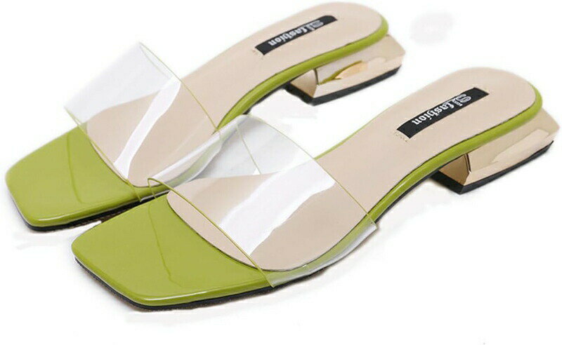 ストラップ オープントゥ 大人 ミュール サンダル レディース スクエアトゥ 歩きやすい 履きやすい ぺたんこ 痛くない ローヒール4cm チャンキー 太ヒール 通気性 サンダル オープントゥ クッシ