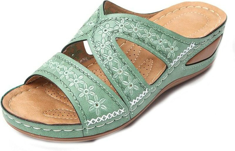 厚底 サンダル ミュール ウェッジ ソール サボ レディース オープントゥ 軽量 美脚 ヒール 靴 クッション性 レトロ カジュアル デイリー トレンド 夏 ストーム つっかけ 通勤 オフィス サンダ