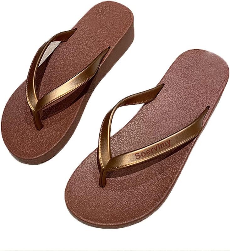 ビーチサンダル レディース スリッパ ローヒール サンダル ウェッジヒール 軽量 3.5cmヒール スポーティ リゾート 厚底サンダル おしゃれ 海 旅行 夏 アウトドア カジュアル 外履き 女性 レ