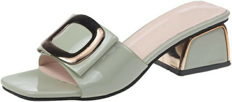 ミュール レディース スクエアトゥ ローヒール 歩きやすい 3cm 美脚 太ヒール サンダル チャンキーヒール オフィス 通勤 疲れにくい カジュアル 靴 ぺたんこ スリッパ 女子会 OL パーティー