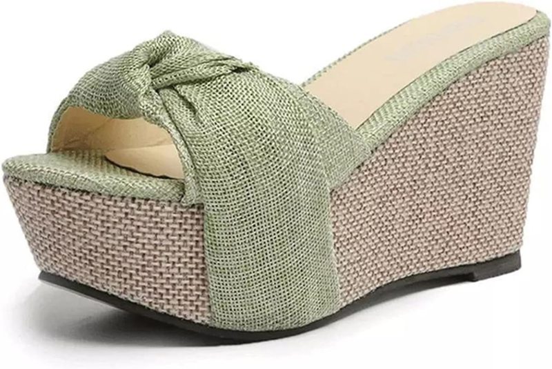 厚底 サンダル レディース 靴 おしゃれ 蝶結び サボ シューズ ウェッジソール 10cmヒール ハイ ヒール 歩きやすい 美脚 黒 厚底サンダル ウエッジソール ウェッジソール 疲れにくい かかとな