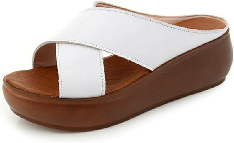 サンダル レディース 厚底 クロス ウェッジ サンダル コルク ヒール ウェッジソール 痛くない 柔らかい 屈曲 外反母趾 大きいサイズ 黒 白 赤 灰 プラットフォーム プチプラ シンプル 旅行 丸