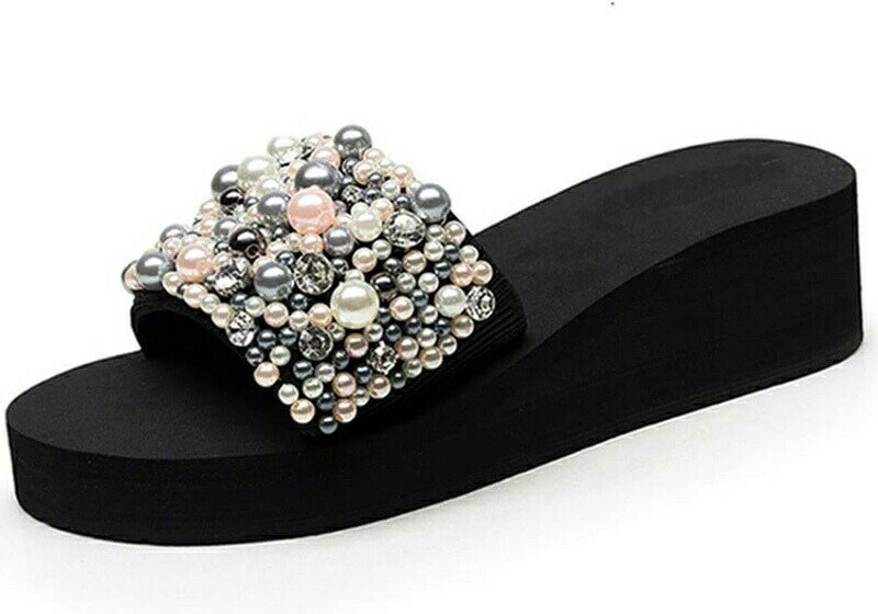 キラキラサンダル レディース ビーチサンダル 夏 厚底 ウェッジソール サンダル 美脚 夏 厚底 スリッパ サンダル きれいめ 痛くない 軽量 おしゃれ サボ ミュール 厚底靴 歩きやすい 旅行 海水