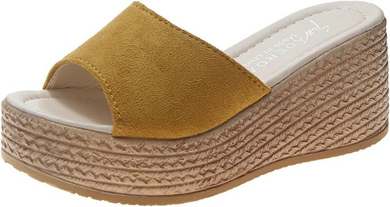 厚底 美脚 ウェッジソール ミュール サンダル レディース サボ リボン ストーム 疲れない 履き心地よい 幅広 お出かけ 通勤 大きいサイズ 7cm かわいい サンダル 靴 低反発 日常 カジュアル