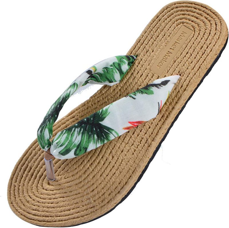 フラット 花柄 サンダル レディース 歩きやすい おしゃれ 靴 シューズ ビーチサンダル かわいい ローヒ..