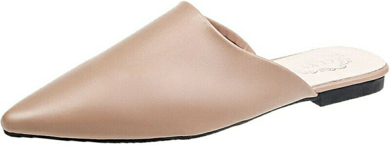 フラット ミュール パンプス シンプル レディース ポインテッドトゥ 柔らかい ローヒール ペタンコ 女性用 歩きやすい 脱げない 通勤 カジュアル 春 夏 秋 立ち仕事 長時間 履きやすい 走れる