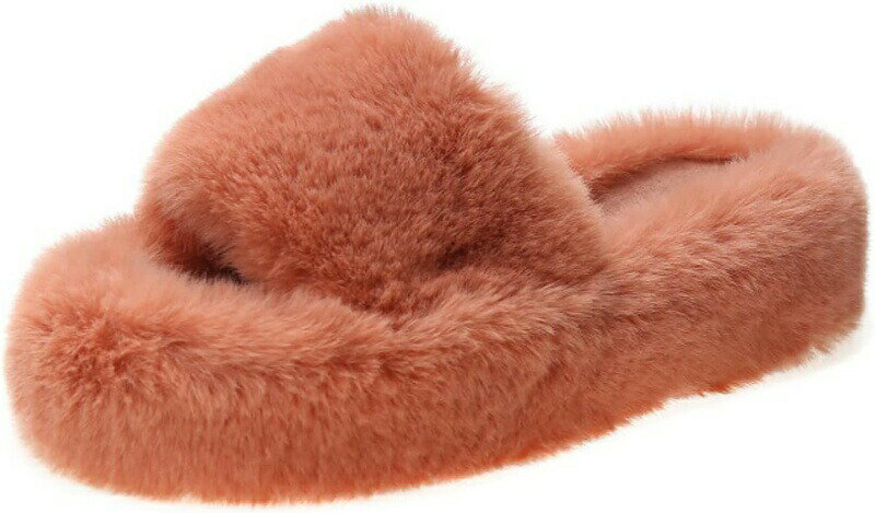 ファーサンダル 厚底 レディース ファー付き ふわふわ もこもこ 4センチ 厚底サンダル 軽量 おしゃれ 室内ファースリッパ 可愛い ファッションサンダル 滑り止め ルームシューズ 柔らかい 外履き