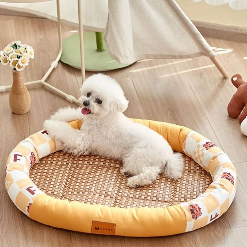 犬 ベッド ひんやり 猫 ベッド 洗える ペットベッド 冷感 夏 マット 通気性 クッション 涼しい 滑り止め おしゃれ 小型犬 中型犬 大型犬 暑さ対策 ペット用品