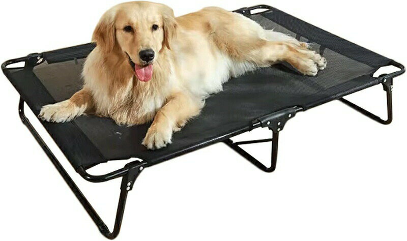 ペットベッド 簡単に保管できる犬用簡易ベッド 通気性の高い隆起した冷却用簡易ベッド ベッド 折りたたみ式 キャンプ ペット用簡易ベッド 屋内 屋外用