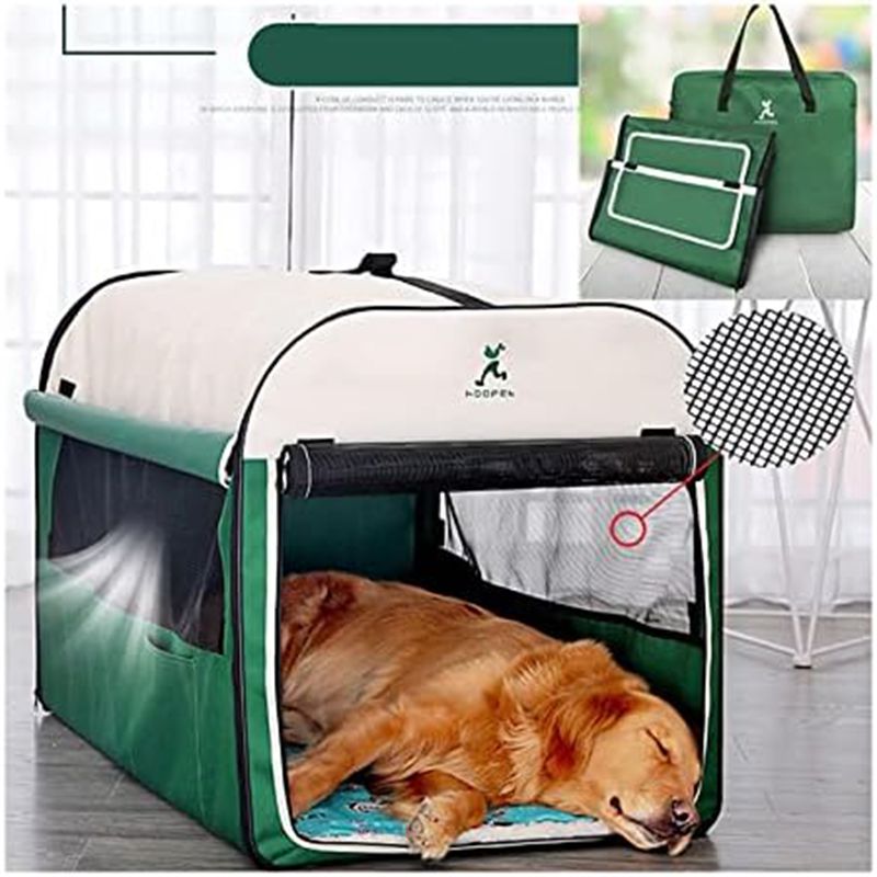 折りたたみペットケージ ロック式ダブルファスナー カーテン付き 猫 移動用 犬用キャリーバック 変形し..